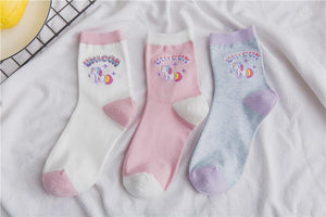 Milky Unicorn Socks