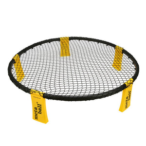 Mini Beach Volleyball Ball Game Set Outdoor Team Sports Lawn Fitness Equipment Net With 3 Balls 4Pcs Spikeball