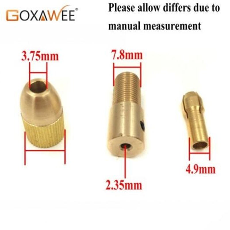 Mini Electric Drill Bit Brass Collet Micro Twist Chuck Tools Adapter Accessories