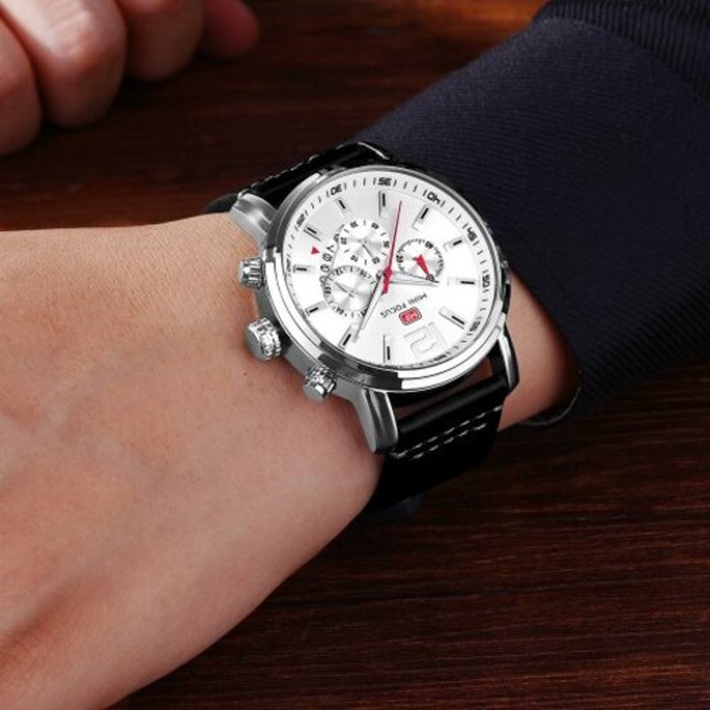 Mini Focus Fashion Sport Quartzbrand Men Watches Luxury Famous Male Clock White