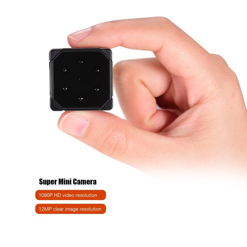 Mini Hd 1080P Camera Camcorder Video Recorder Black