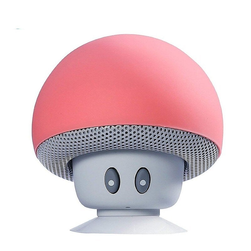 Mini Mushroom Bt V4.1 Speaker Cellphone Stand Red