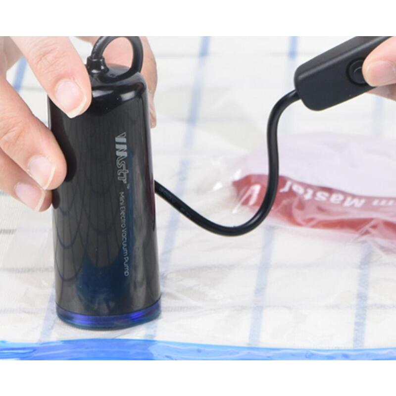 Mini Portable Vacuum Machine Travel Storage Bag Suction Pump Food Sealer