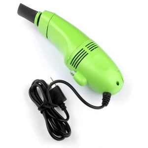 Mini Usb Vacuum Computers Laptop Keyboard Cleaner Brush Green