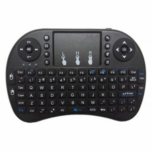 Mini Wireless 2.4G Back Light Touchpad Keyboard Black