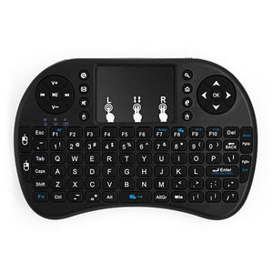 Mini Wireless Keyboard 2.4Ghz With Touchpad Mouse Handheld For Pc Android Tv Box Laptop Black