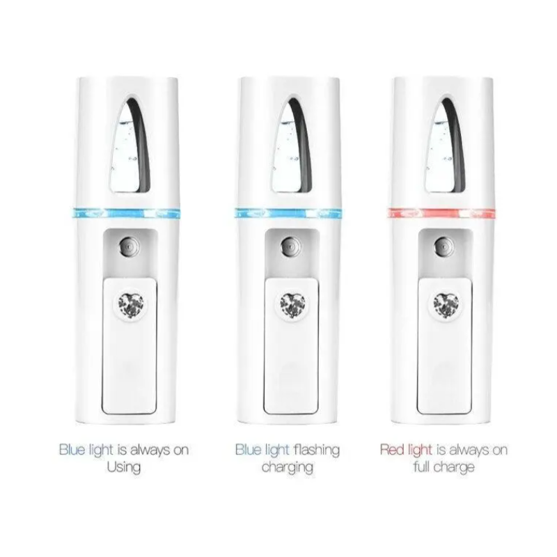 Mini Face Sprayer Nano Mister Facial Hair Steamer Ultrasonic Cold Beauty Hydrating Usb Rechargeable Skin Care Tool