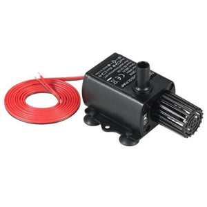 Miniature Brushless Direct Current Water Pump Circulation Fountain Dc12v Black