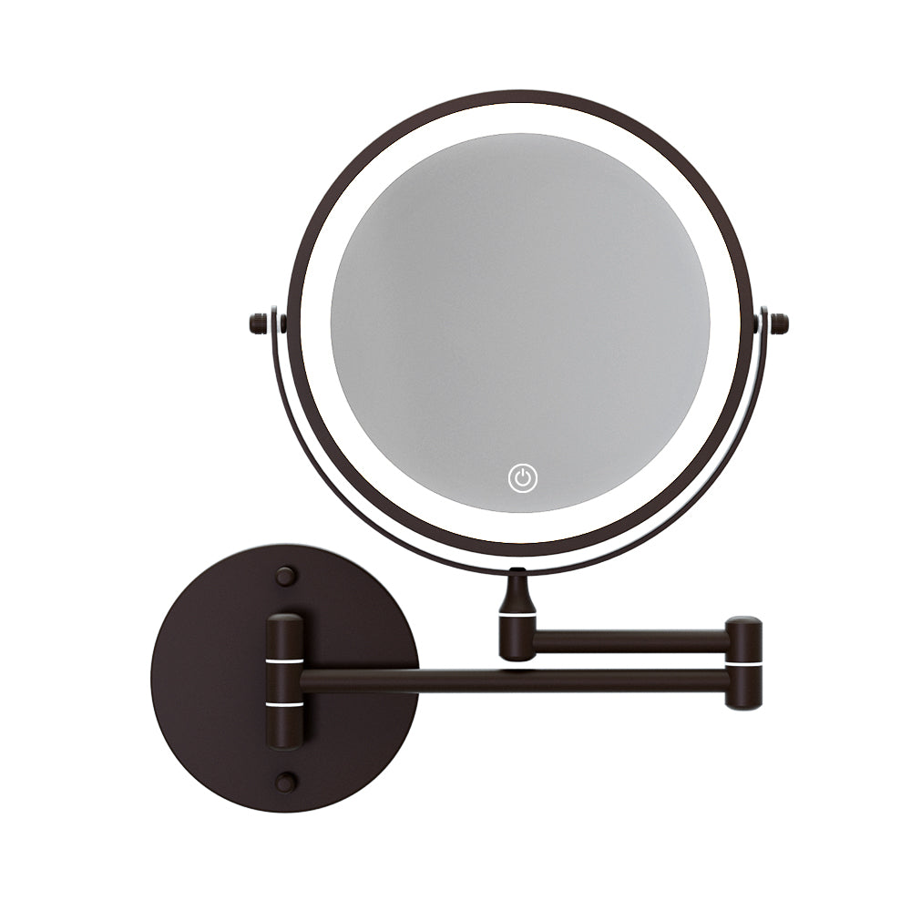 Embellir Extendable Makeup Mirror 10X Magnifying Double-Sided Bathroom Br