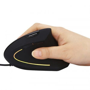 E1803 Ergonomic Vertical Usb Wired Mouse Black