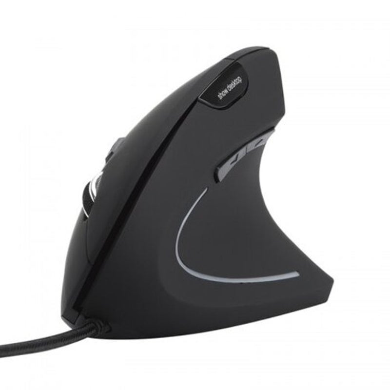 E1803 Ergonomic Vertical Usb Wired Mouse Black