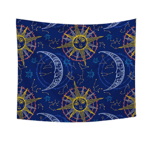 Moon On Wall Tapestry