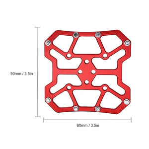 Mtb Mountain Bicycle Clipless Pedal Platform Adapters For Spd Keo Red