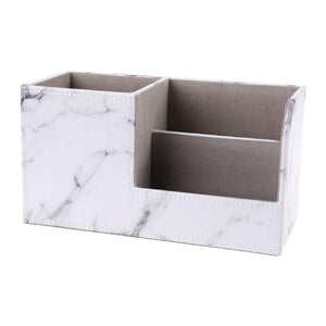 Marble Desk Organizer Home Office Storage Solutions