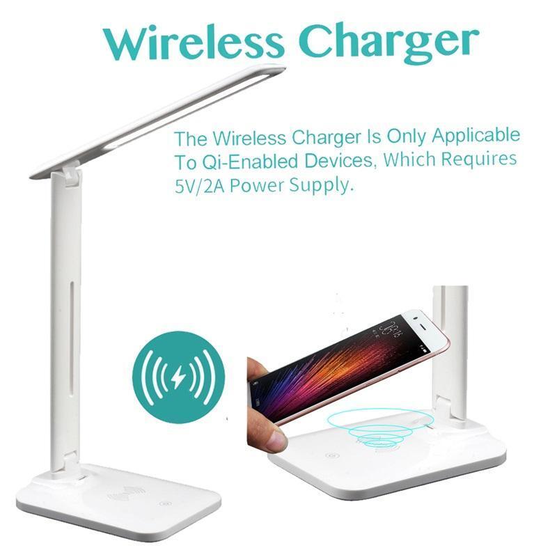 Table Desk Lamps Multifunctional Led With Wireless Charger