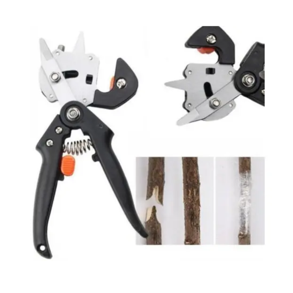 Multifunctional Grafting Fruit Tree Gardening Shear Tool Black