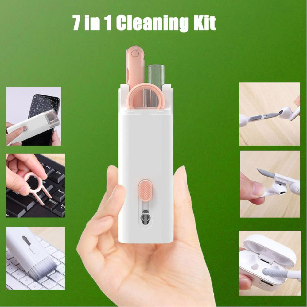 Multifunctional Portable Computer Keyboard Cleaning Brush Set