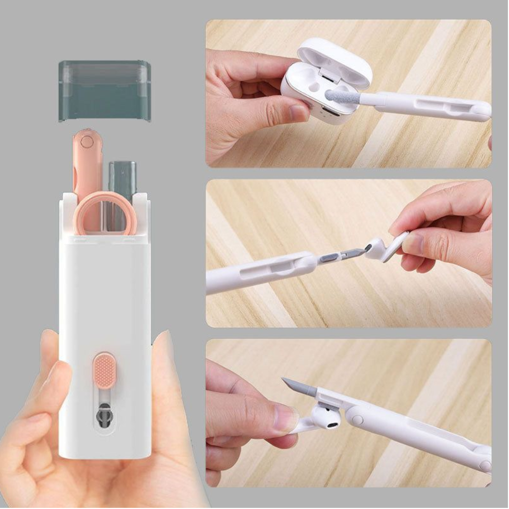 Multifunctional Portable Computer Keyboard Cleaning Brush Set