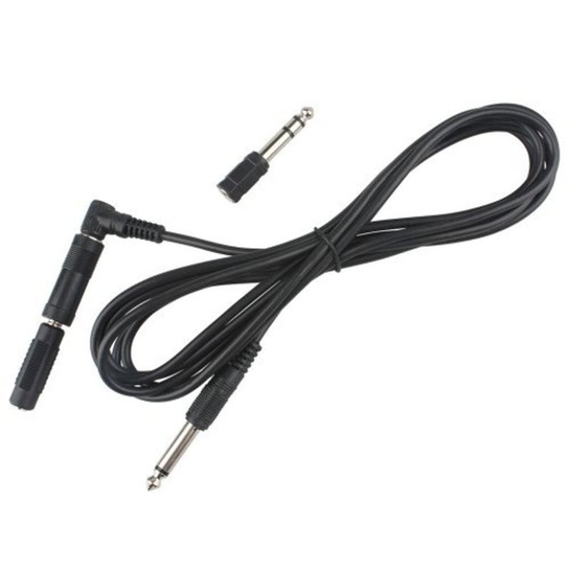 Musical Instrument Audio Equipment 3M Cable With Adapters Black