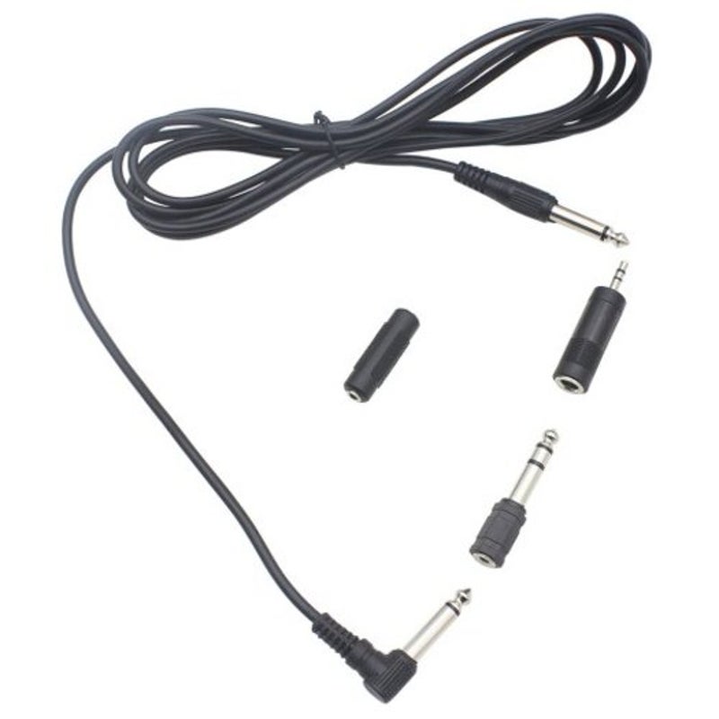 Musical Instrument Audio Equipment 3M Cable With Adapters Black