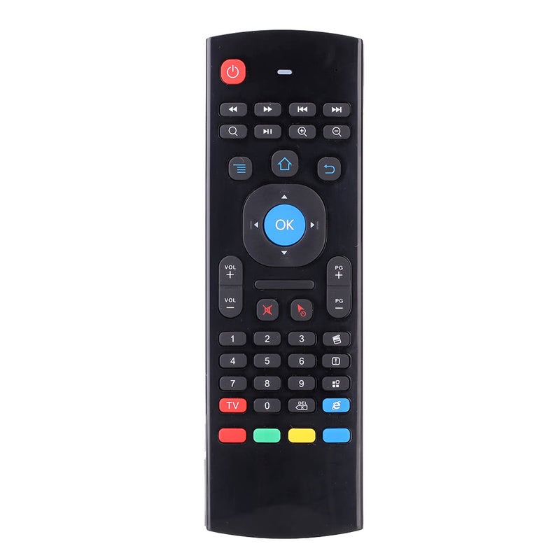 Mx3 Portable 2.4G Wireless Remote Control Keyboard Controller Air Mouse For Smart Tv Android Box Mini Pc Htpc Black