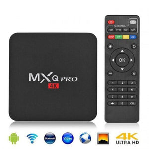 Mxq Pro 64 Bit Android 7.1 Smart Tv Box Quad Core 1Gb Ram 8Gb Rom 4K Hd 2.4G Wifi Media Player