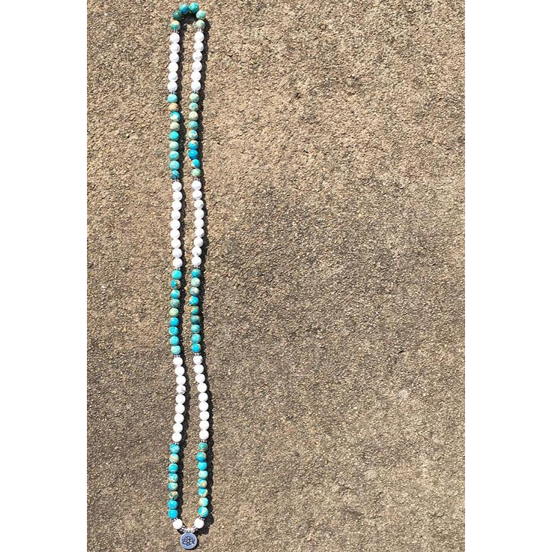 Natural Stone Mala Bracelet 108 Beads Wrap Jewellery