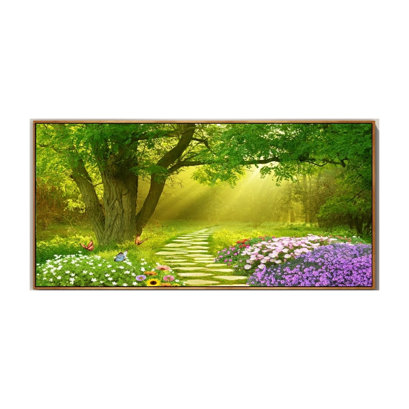 Natural Forest Wall Art Pictures Canvas Painting Landscape Living Room Decor