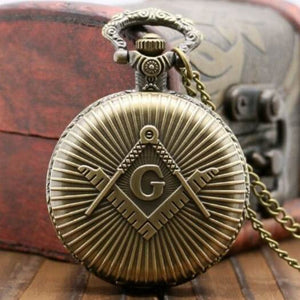 Veile Studios Fashions Retro Ancient Bronze G Pocket Watch