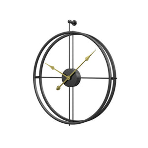 Nordic Creative Fashion Iron Wall Clock Living Room Bedroom Simple Craft