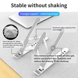 Computer Laptop Notebook Folding Anti Skid Stand Home Office Accessories