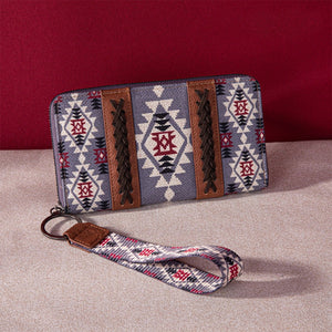 Vintage Cotton And Linen Printed Womens Wallet Color Material Popular Elements