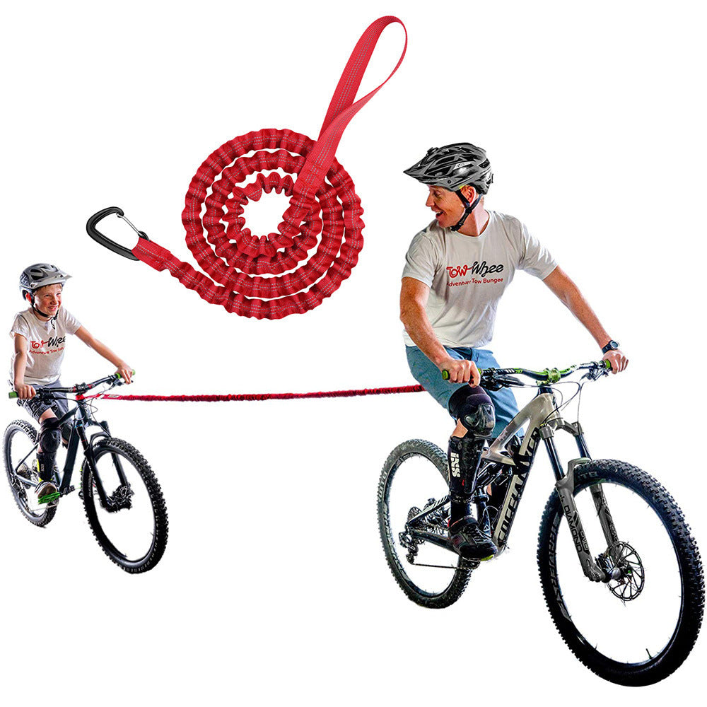 Bicycle Elastic Leash Tow Rope Mountain Bike Parent Child Pulling