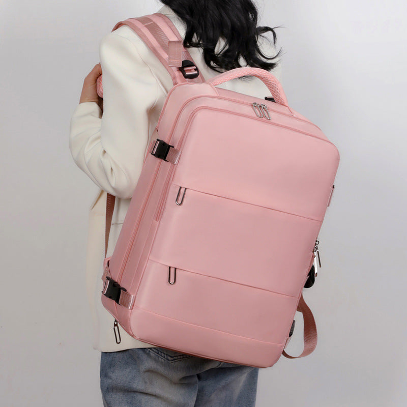 Travel Backpack Female Large Capacity Dry And Wet Luggage Multiple Compartment Bag