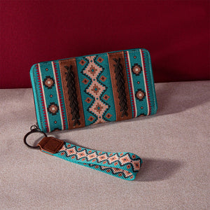 Vintage Cotton And Linen Printed Womens Wallet Color Material Popular Elements