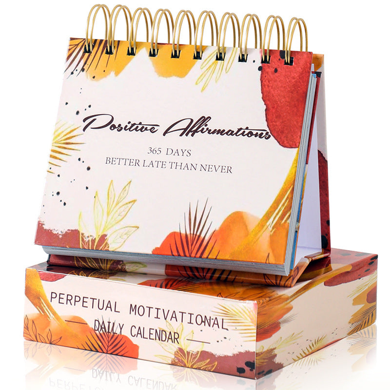 Creative Inspirational Desktop Decoration 365 Days Calendar Product Information