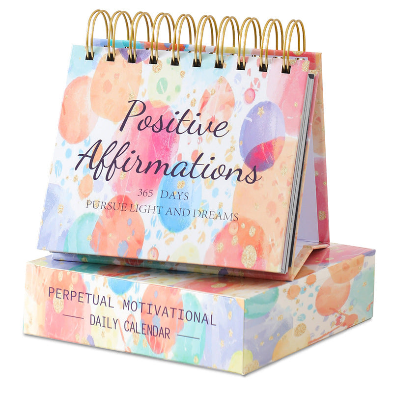 Creative Inspirational Desktop Decoration 365 Days Calendar Product Information