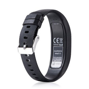 Official Texture Watch Strap For Garmin Vivofit 4 Black L