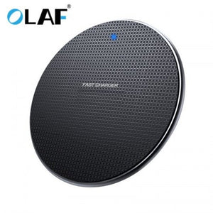 10W Wireless Fast Charger For Iphone Xs Max 8 Plus Samsung Note 9 S10 Black Universal