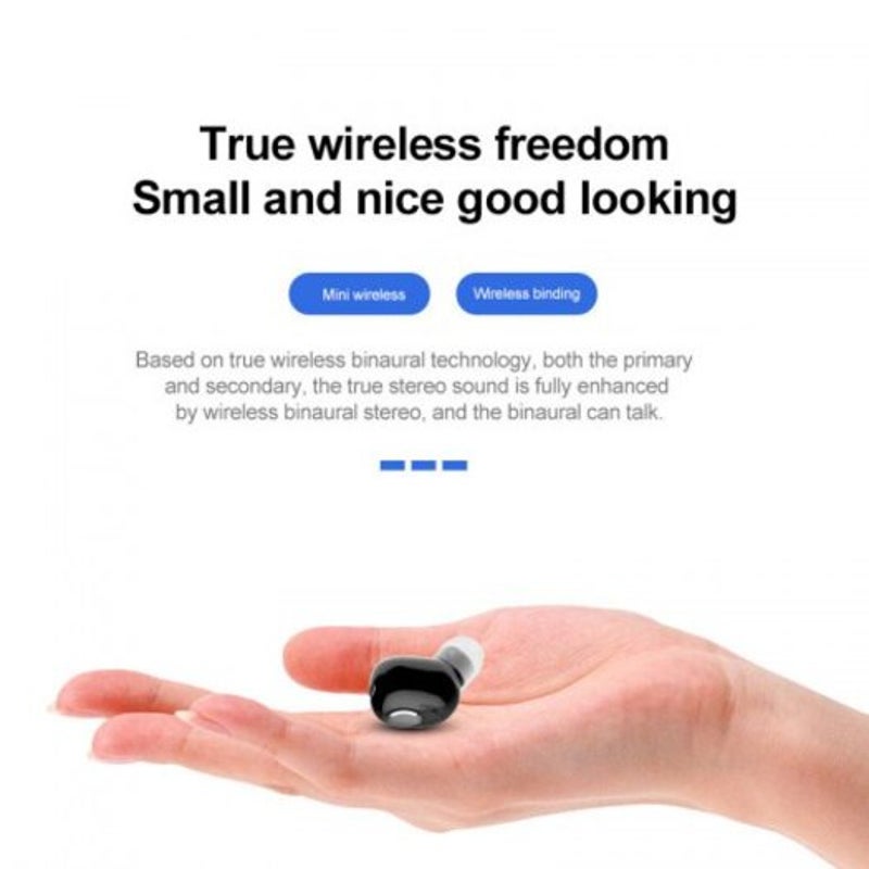 Sporty Mini Wireless Bluetooth Earphone Good Voice In For Iphone Xiaomi 6D Sound Pink