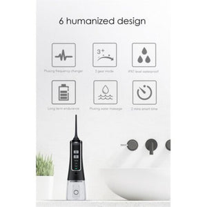 Oral Irrigator Water Flosser Pick Portable Dental Jet Usb Rechargeable