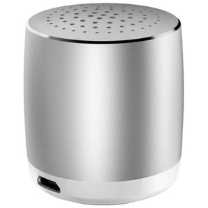 Bs16 Sv Mini Pocket Heavy Bass Wireless Bluetooth Speaker Silver