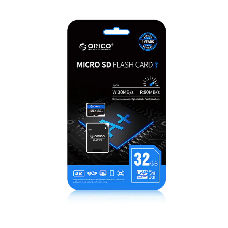 Micro Sd Card Memory 32Gb Microsd Sdtf Flash With Adapter