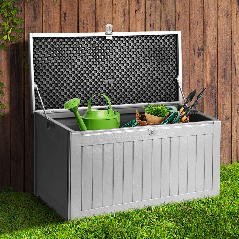 Gardeon Outdoor Storage Box Bench Seat 190L