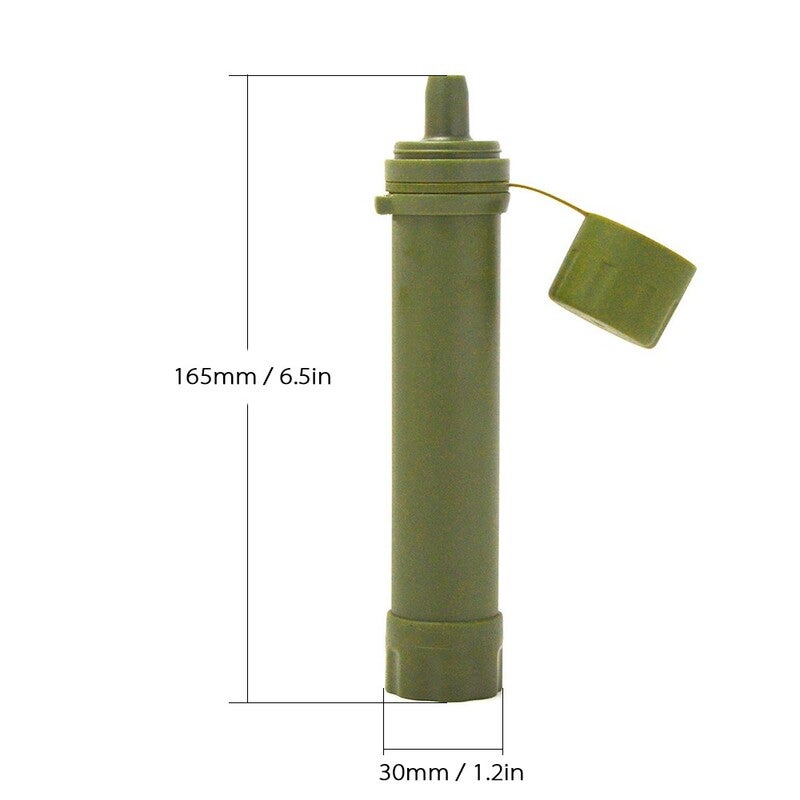 Outdoor Water Filter Straw Filtration System Purifier For Emergency Preparedness Camping Traveling Backpacking