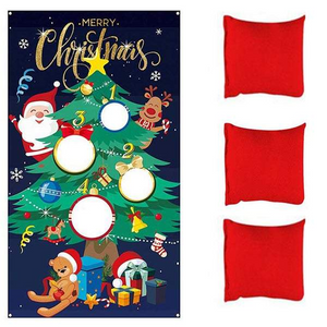 Outdoor Christmas Decorations Beanbag Throwing Kids Game