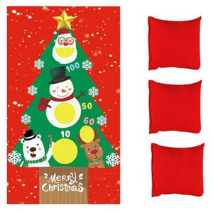 Outdoor Christmas Decorations Beanbag Throwing Kids Game