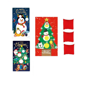 Outdoor Christmas Decorations Beanbag Throwing Kids Game