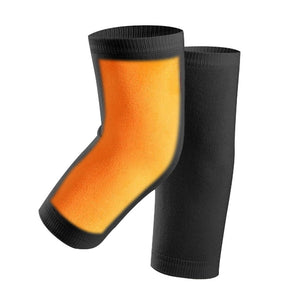 Pair Of Thicken Fleece Lined Knee Warmers Pain Relief Arthritis Cold Condition