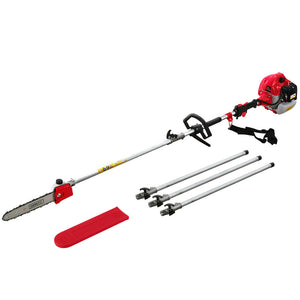 Giantz 65Cc Pole Chainsaw Petrol Saw Tree Pruner Extended Bonus Extra Gift